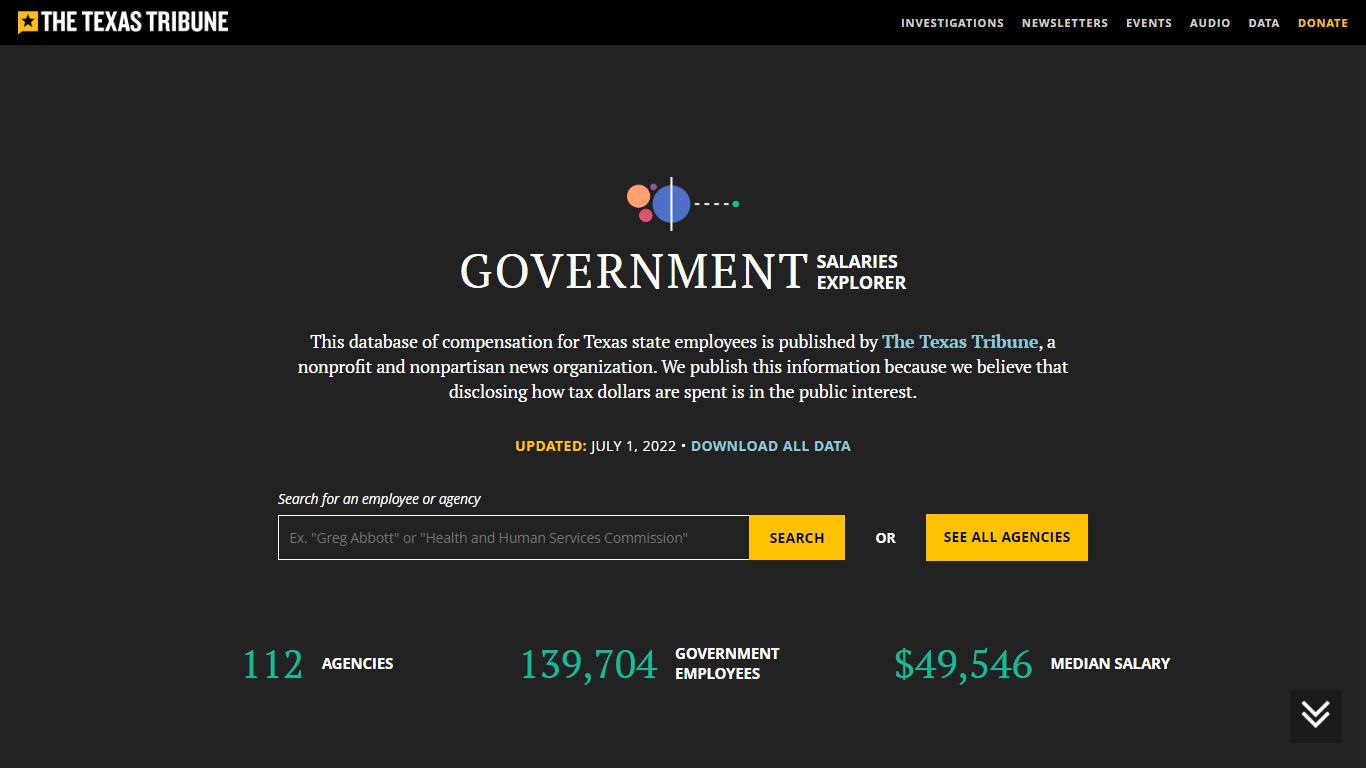 Government Salaries Explorer | The Texas Tribune